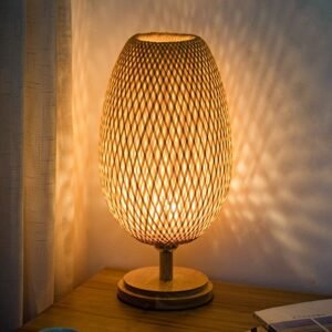 Bamboo Weaving Table Lamp