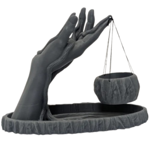 Gothic Hanging Planter & Tray