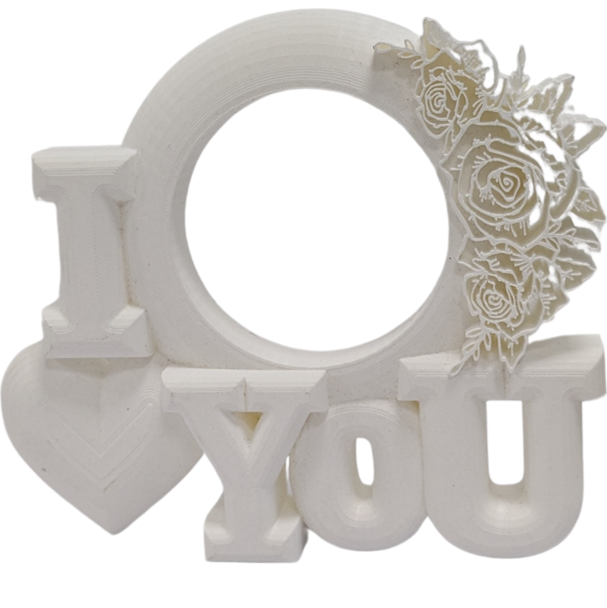 Love You Photo Frame (Decorative Tabletop Frame)