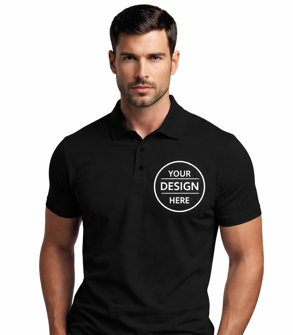Black Polo T-Shirt
