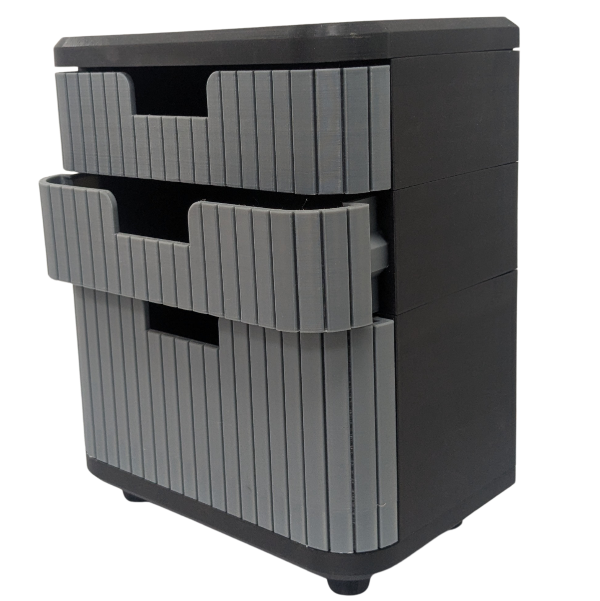 Modern 3-Drawer Plastic Storage Organizer - Image 5