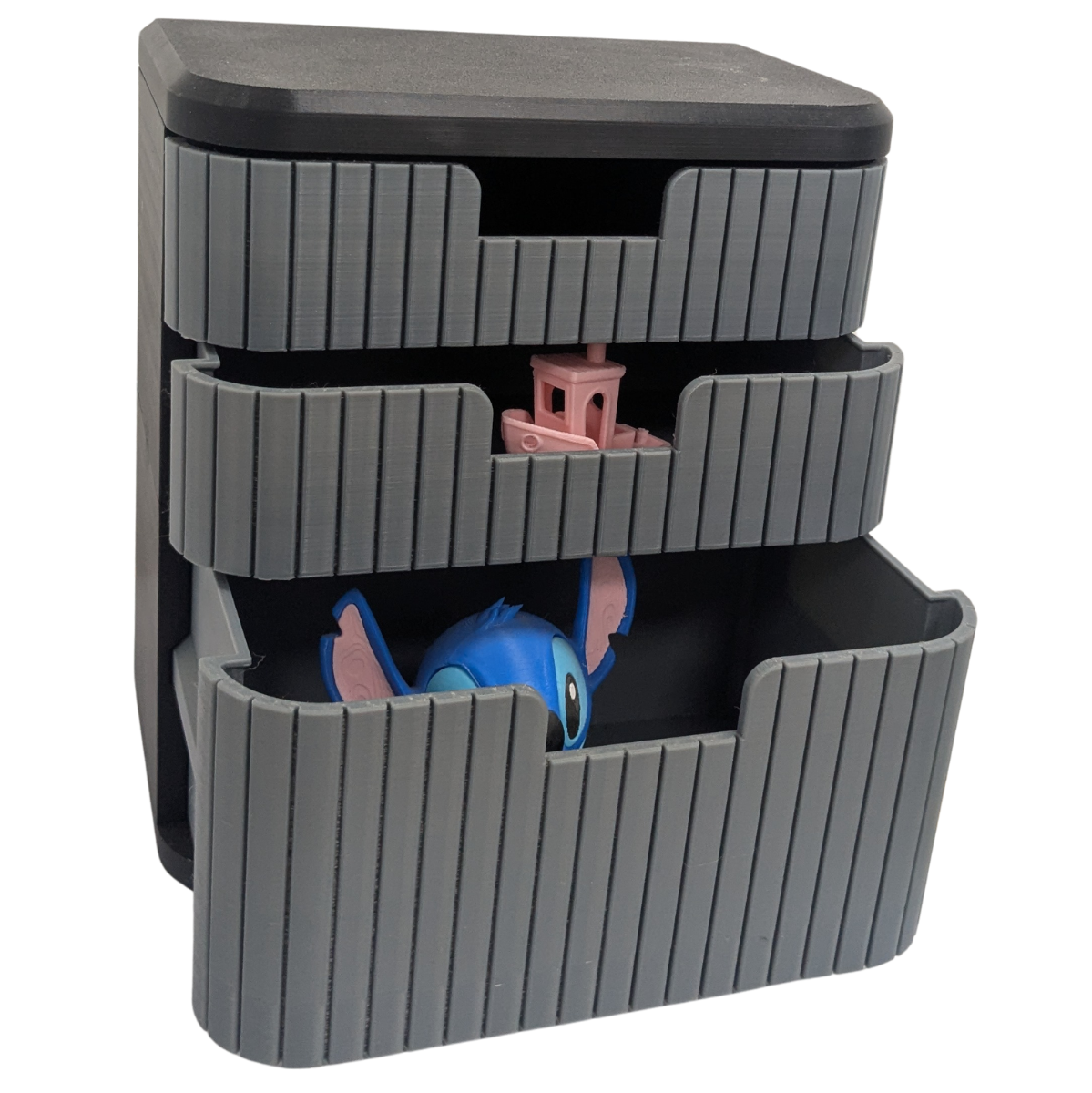 Modern 3-Drawer Plastic Storage Organizer - Image 3