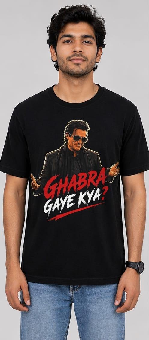 Ghabra Gaye Kya Graphic T-Shirt – Bold Attitude Edition