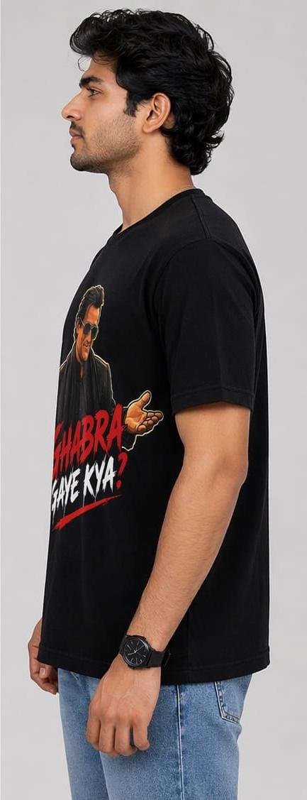 Ghabra Gaye Kya Graphic T-Shirt – Bold Attitude Edition - Image 3