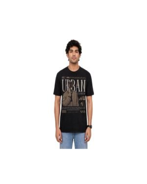 Urban Vision Graphic Black T-Shirt