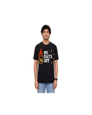 No Days Off Fire Punch Graphic T-Shirt